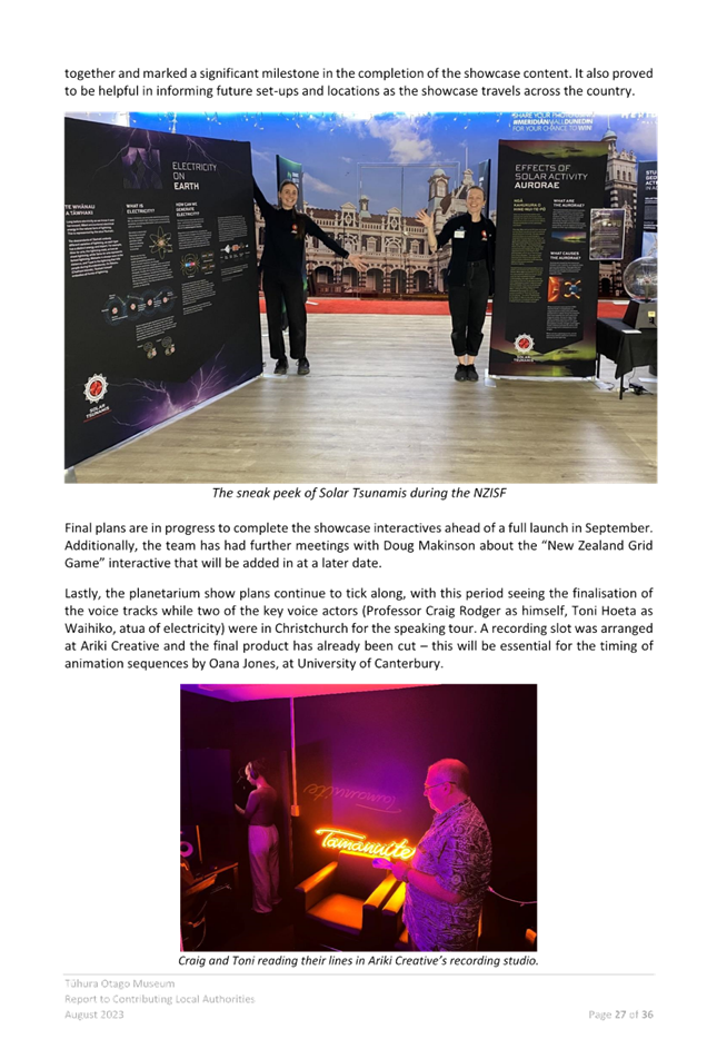 A collage of people standing in front of a stage

Description automatically generated