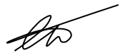 A black signature on a white background

Description automatically generated