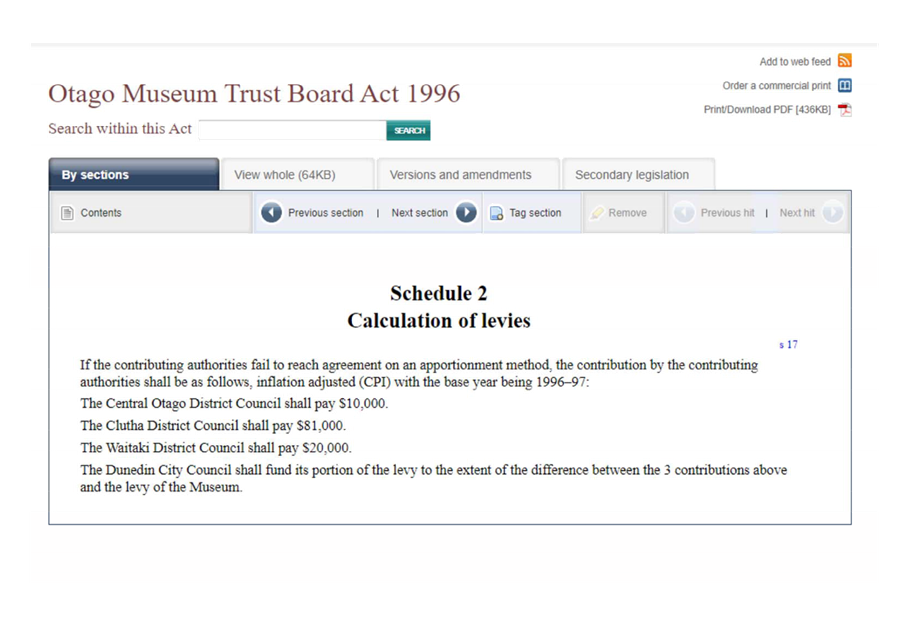A screenshot of a museum trust board

Description automatically generated