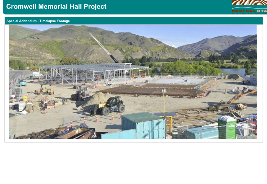 A construction site with a crane and a building

Description automatically generated