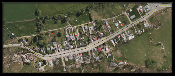 An aerial view of a neighborhood

Description automatically generated
