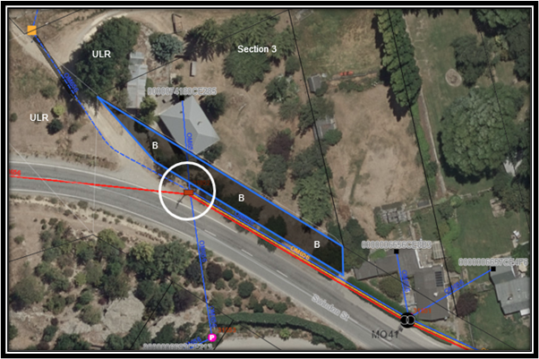 A map of a road with a road and trees

Description automatically generated with medium confidence