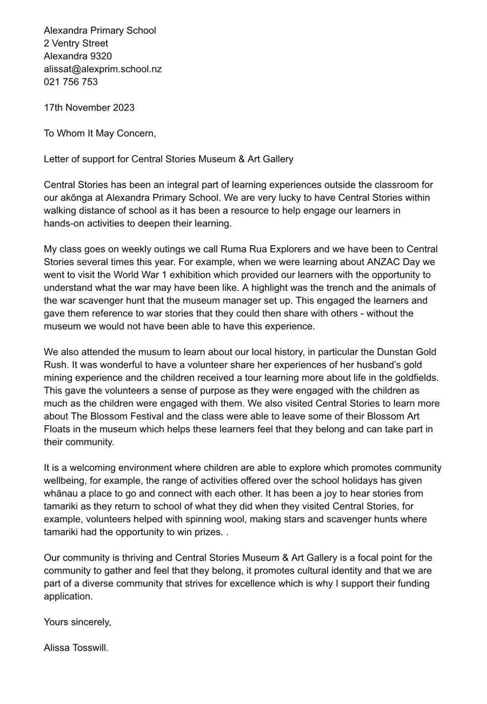 A letter of a business

AI-generated content may be incorrect.